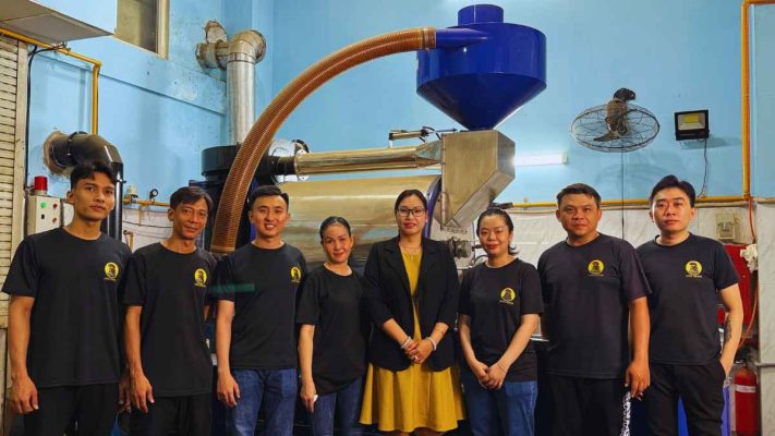 Quy trình sản xuất cafe hạt Arabica rang bơ