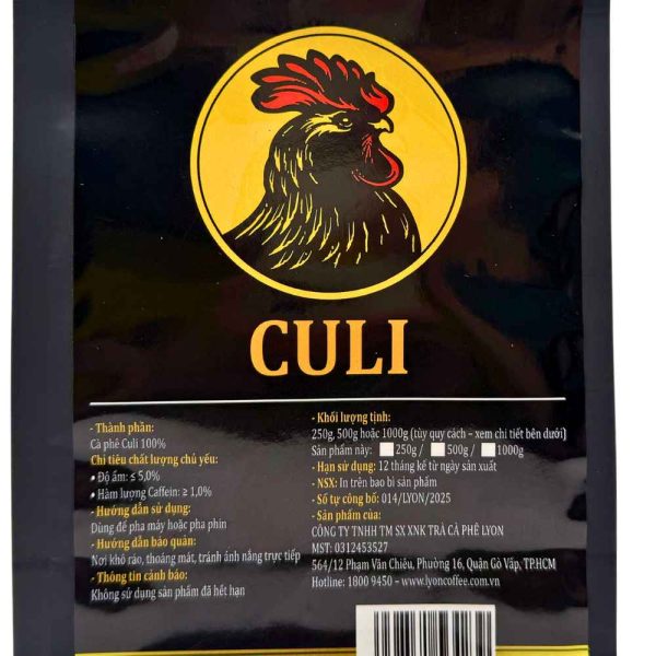 Cà phê hạt Culi rang bơ – Hương béo truyền thống - Ảnh 6