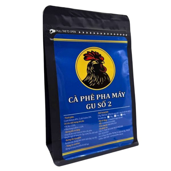 Cà phê hạt pha máy gu số 2 - Thơm dịu, đắng vừa, dễ uống - Ảnh 2