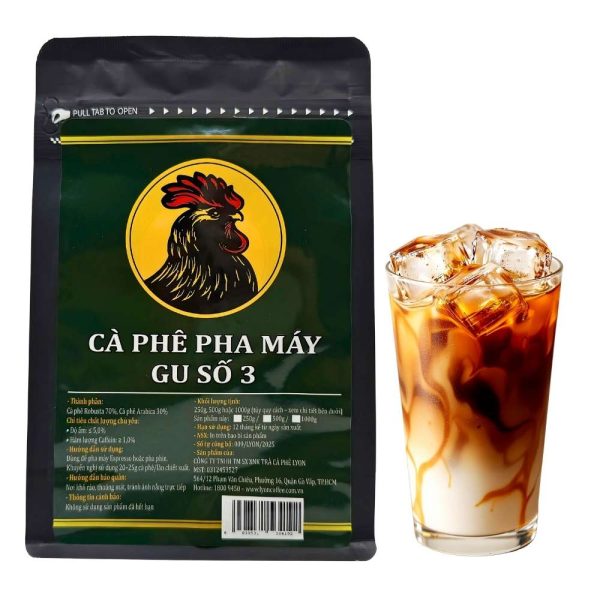 Cà phê hạt pha máy gu số 3 - Đậm đà, cân bằng, ít chua - Ảnh 7