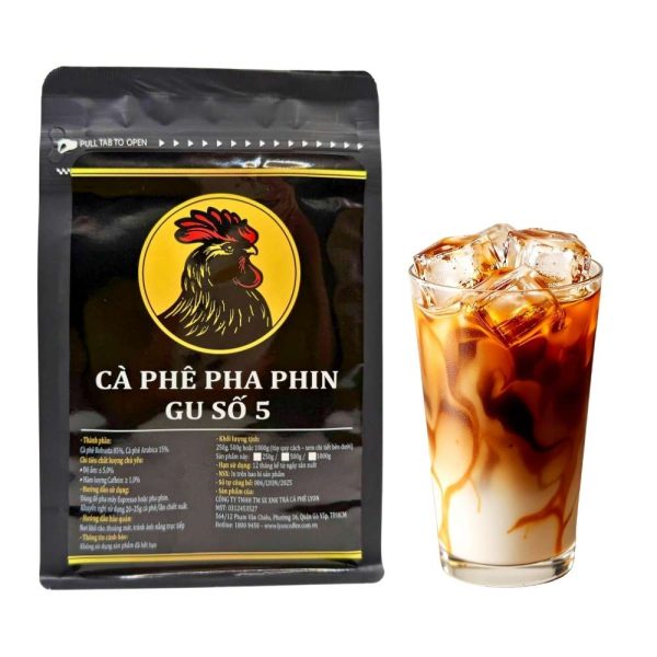 Cà phê hạt pha phin gu số 5 - Rang mộc, vị đậm đà - Ảnh 7