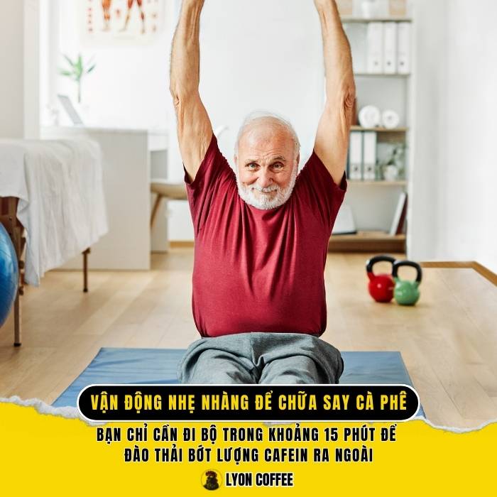 Vận động nhẹ nhàng để hết mệt, buồn nôn