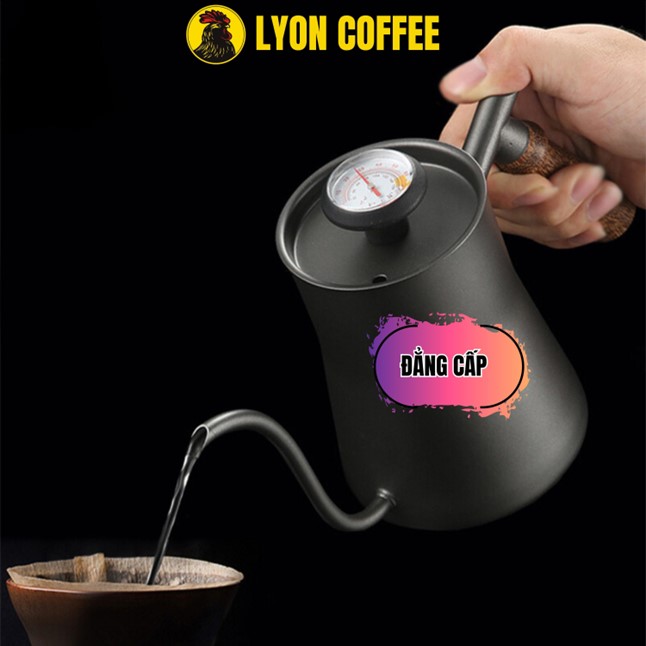Hướng dẫn cách sử dụng bình cổ ngỗng pha cafe