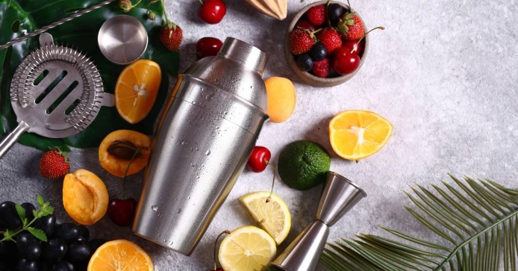 Bình lắc pha chế inox cocktail cà phê shaker nhiều dung tích