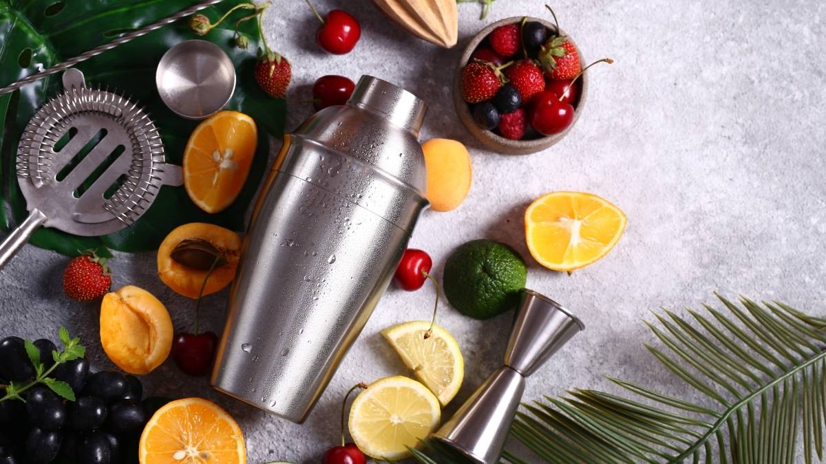 Bình lắc pha chế inox cocktail cà phê shaker nhiều dung tích