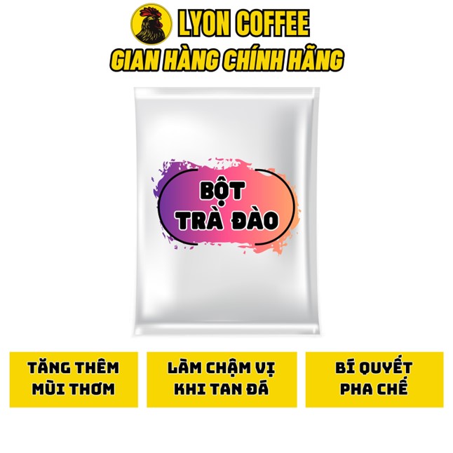 Bột trà đào pha chế