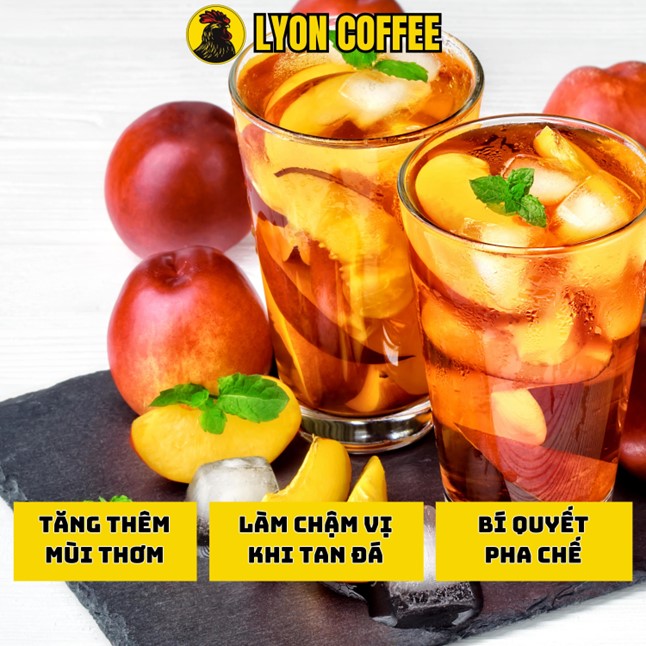 So sánh bột vani và bột trà đào pha chế