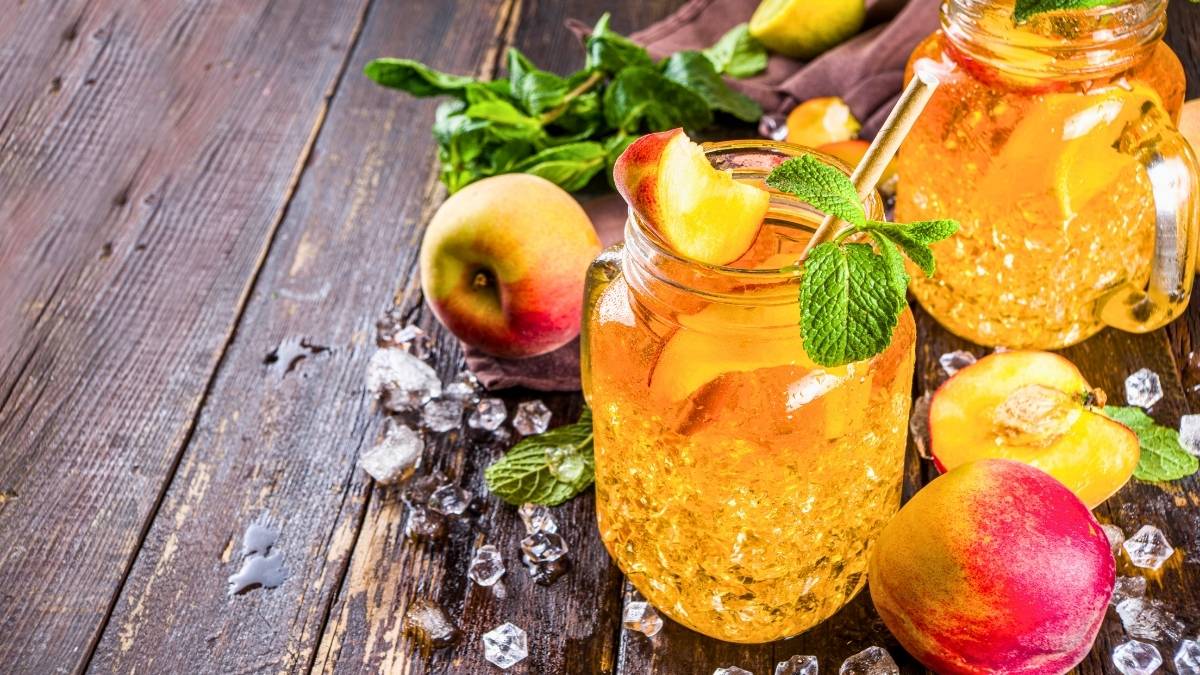  Bột trà đào vani Lyon cho pha chế
