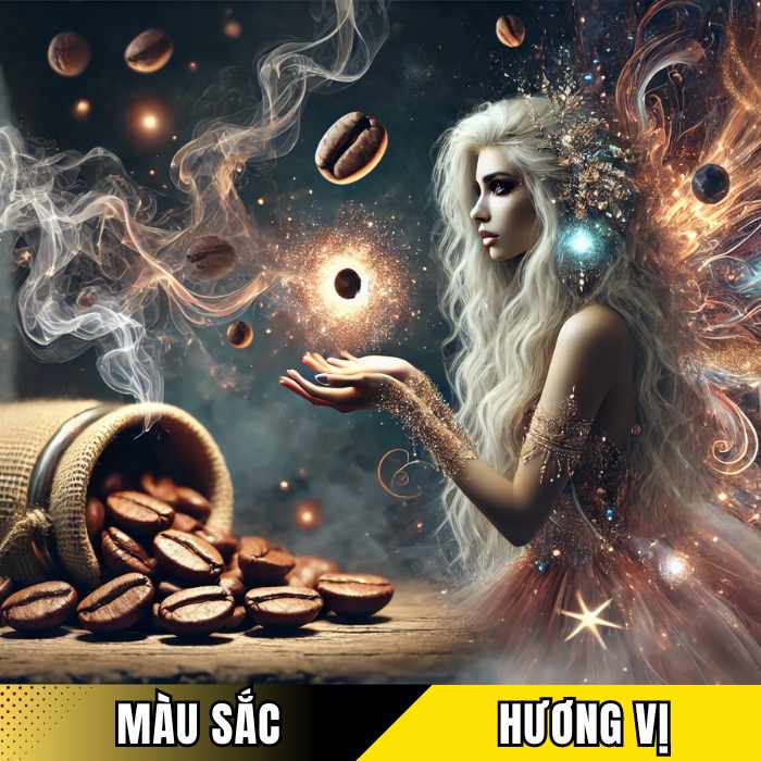 Màu sắc hạt: Hạt cà phê Arabica chất lượng có màu nâu đậm, đều màu, không có dấu hiệu mốc hoặc sâu.