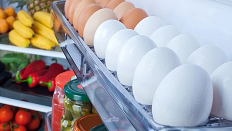 Cách bảo quản thời gian thực phẩm trứng trong tủ lạnh
