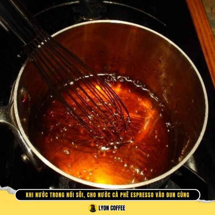 Các bước thực hiện cách làm đá bào cà phê kiểu Ý (B2)