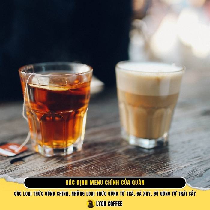 Cách xác định lên menu chính của quán là món gì