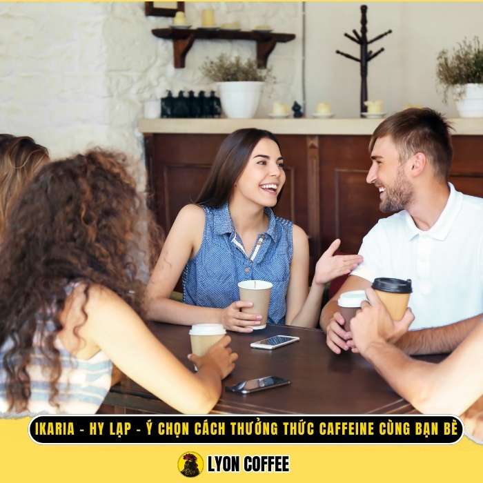 Sự kết hợp giữa cà phê và bạn bè tạo nên một môi trường xã hội mạnh mẽ