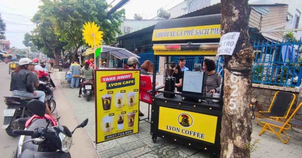 Cà phê hạt nguyên chất pha phin pha máy tại Bến Tre