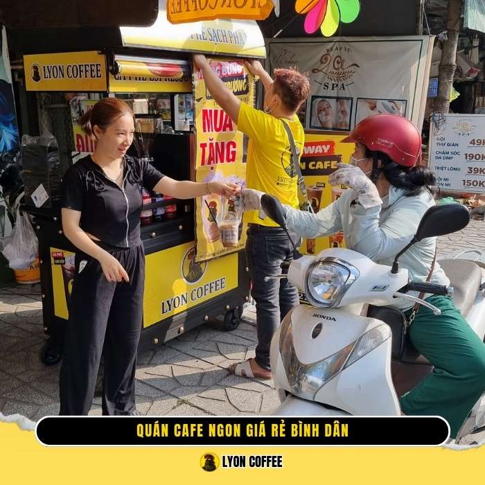 Cafe pha máy mang đi Phó Cơ Điều Quận 5
