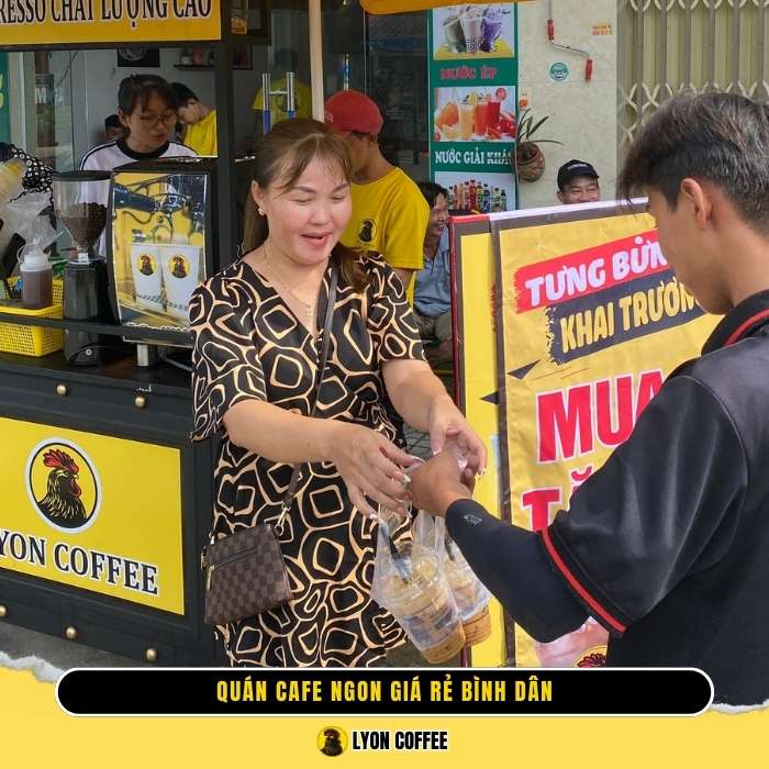 Cafe pha phin nguyên chất Tam Bình