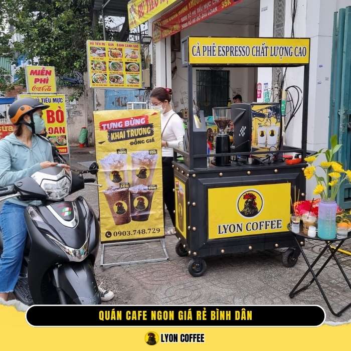 Lyon Coffee - Cafe hạt pha máy espresso Man Thiện