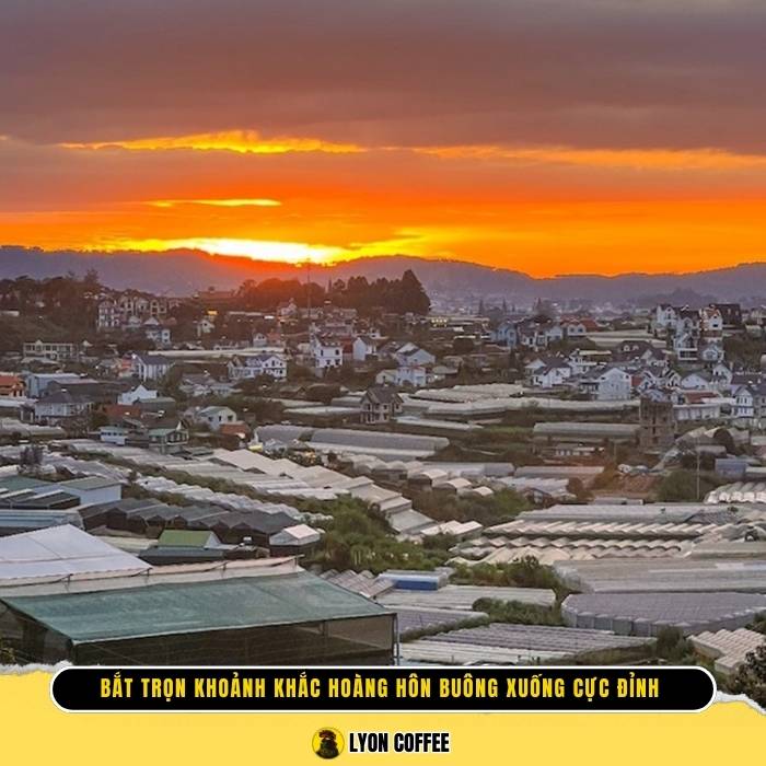 Tiệm Cà Phê Xóm Lèo ngắm hoàng hôn