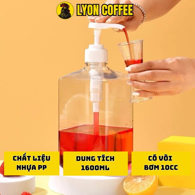 Chai nhựa dung tích 1600ml