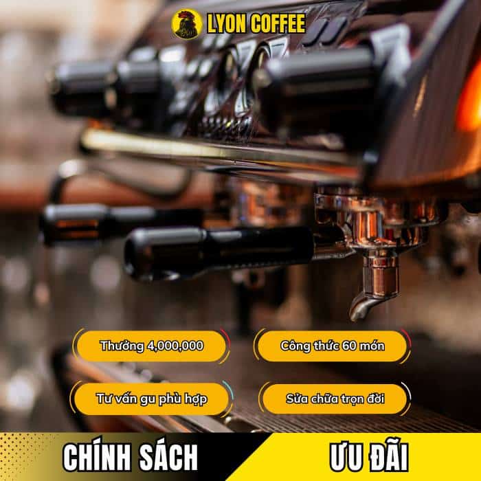 Ưu đãi và chính sách mua máy pha cafe 1 group