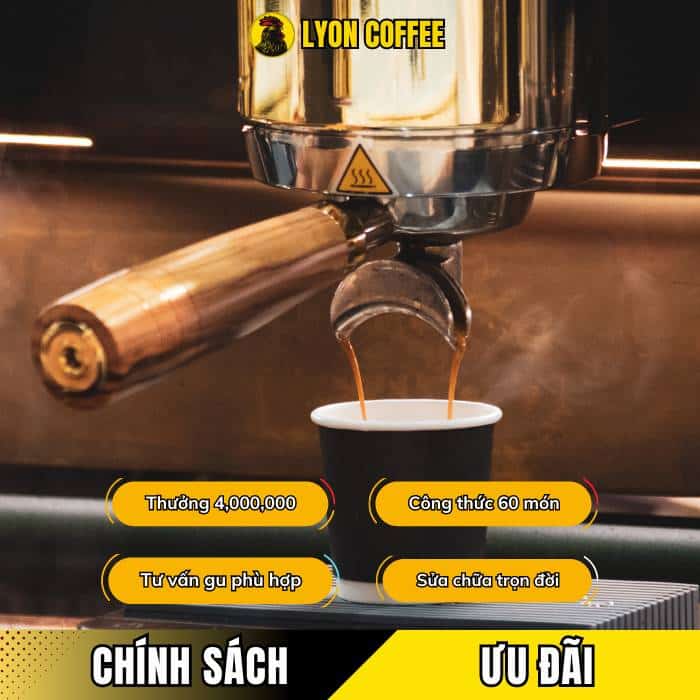 chính sách mua hàng máy pha cà phê