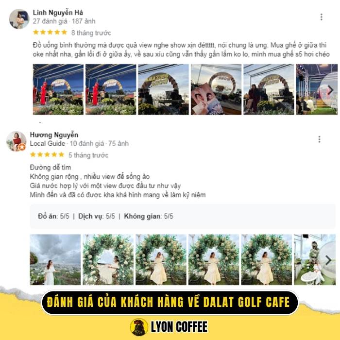 Đánh giá của khách hàng khi trải nghiệm