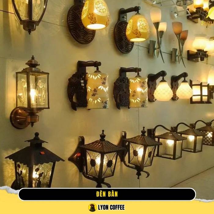 đèn trang trí quán cafe