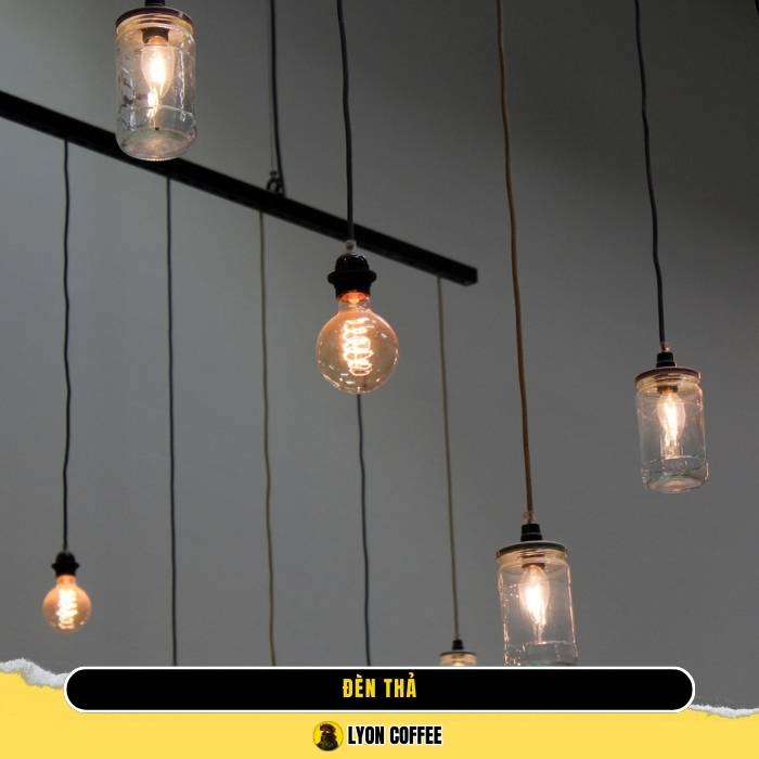 đèn trang trí quán cafe