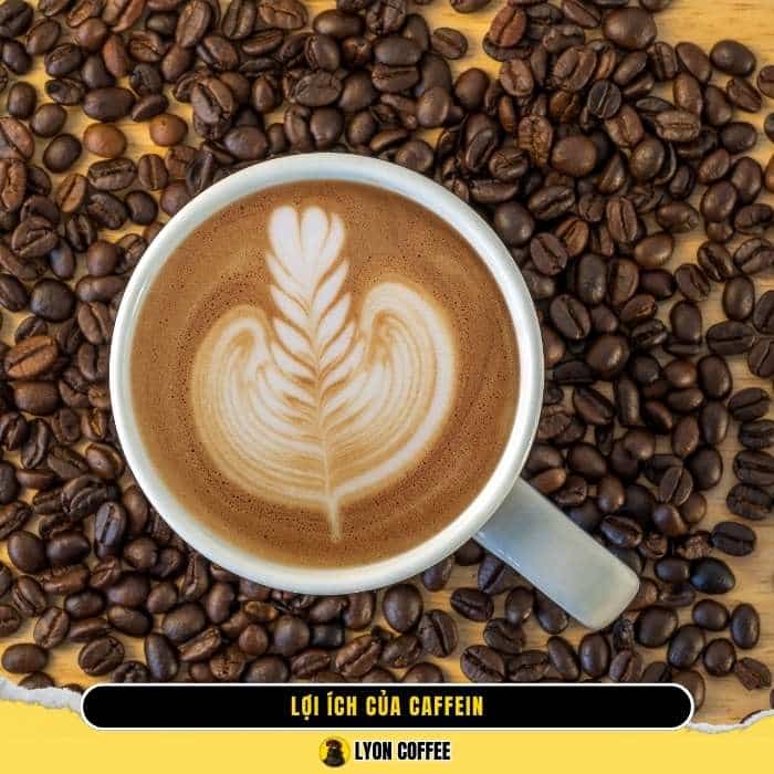 Caffeine giúp tăng cường sự tỉnh táo và giảm cảm giác mệt mỏi