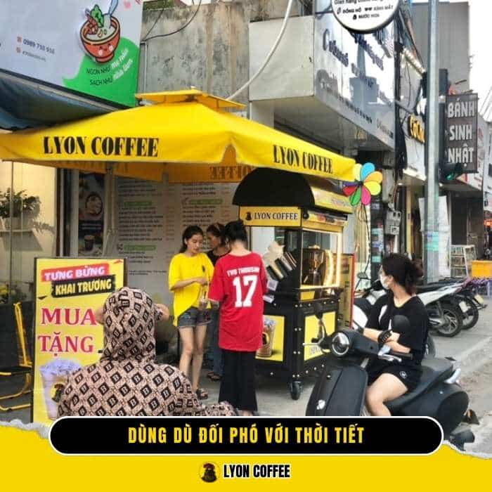 Giải pháp cho vấn đề rủi ro khi kinh doanh xe cafe mang đi