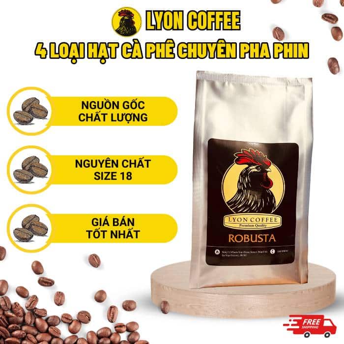 Mua các loại hạt cà phê nguyên chất