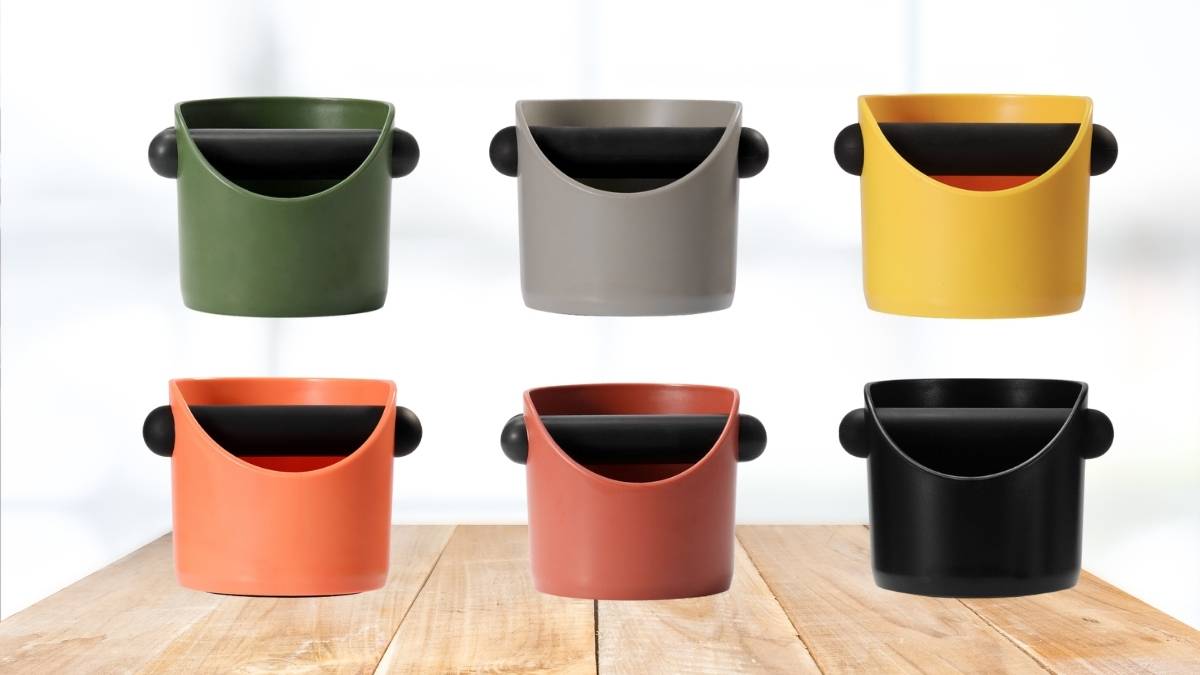 Hộp đập bã cà phê espresso chống trượt cho quán cà phê