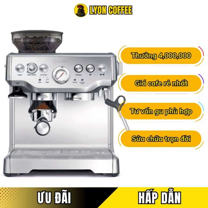 Giá máy pha cà phê Breville 870XL bao nhiêu tiền