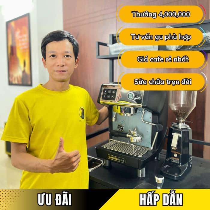 Chính sách mua máy pha cà phê hạt gia đình
