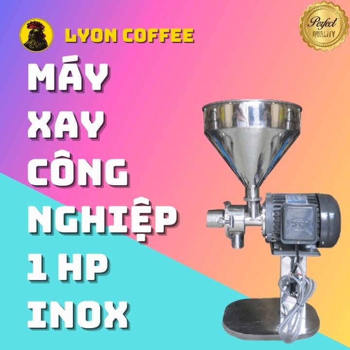 Máy xay cafe công nghiệp công suất 1HP bằng inox