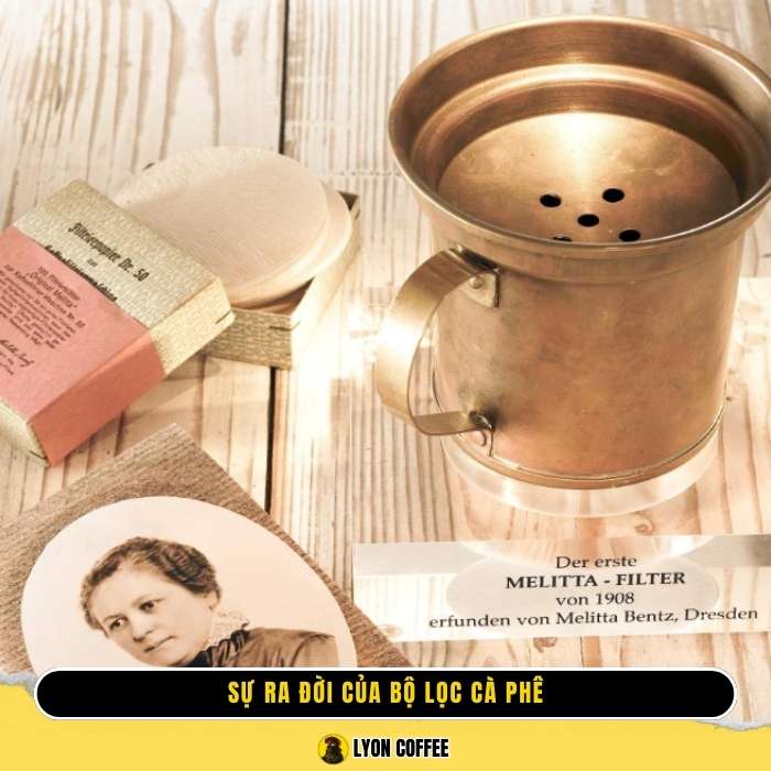 Sự ra đời của bộ lọc cà phê