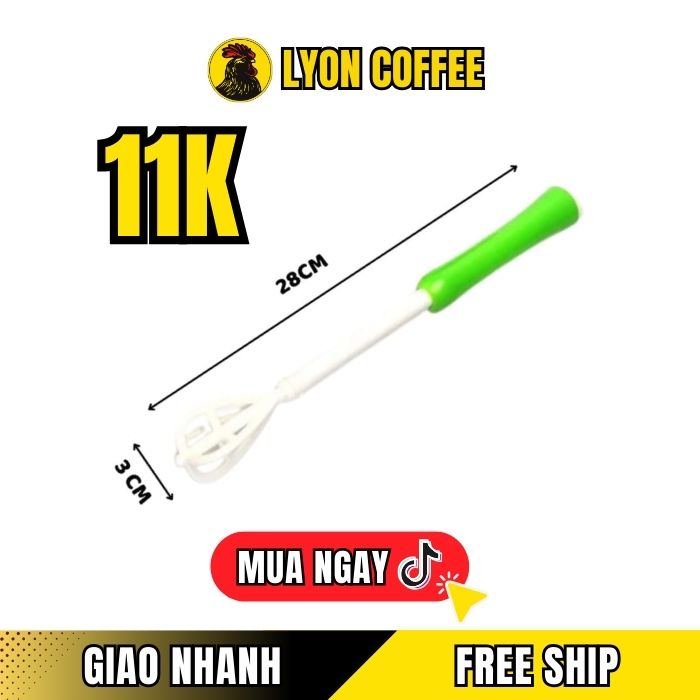 Giá bán cây tạo bọt cafe cầm tay bằng nhựa