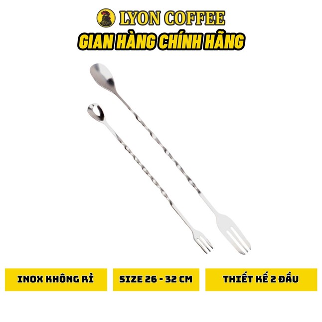 Thông tin khi mua muỗng khuấy inox pha chế cocktail