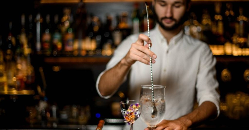 Muỗng khuấy inox pha chế cocktail