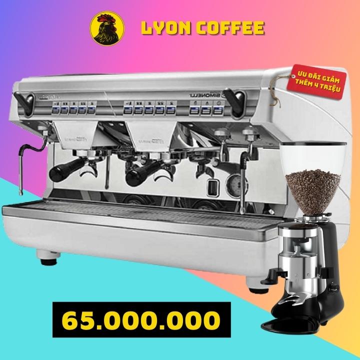 Máy pha cafe dành cho quán nhỏ trọn bộ 65 triệu