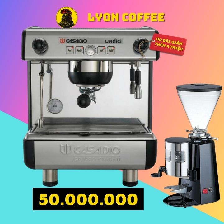 Combo máy pha Casadio Undici A1 và N900 trọn bộ 50 triệu