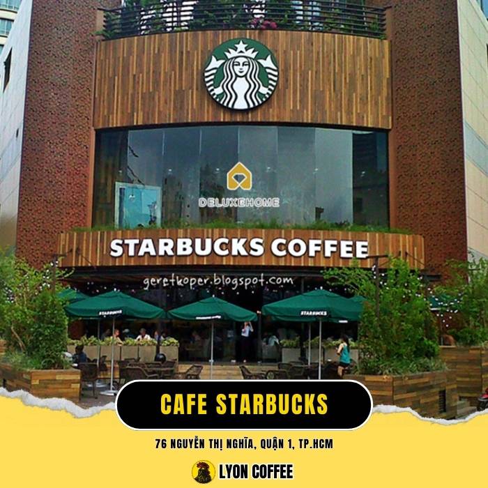 Cafe Starbucks - Quán cafe mua mang về gần đây ở Sài Gòn