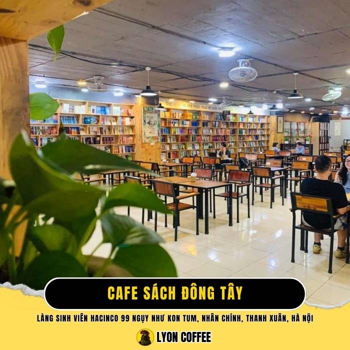 Quán cà phê sách Đông Tây - Hai Bà Trưng Hà Nội