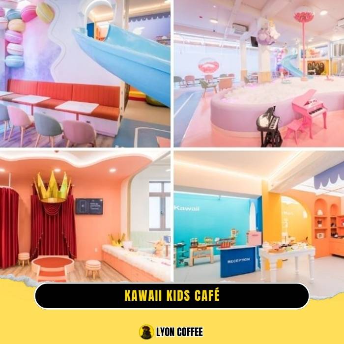 KAWAII KIDS CAFE quán cà phê đẹp ở Sài Gòn view cực chất