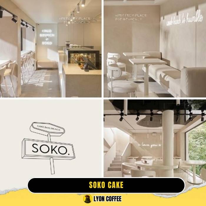 SOKO Cake Bake & Brunch - Top quán cà phê chill ở Sài Gòn gần đây
