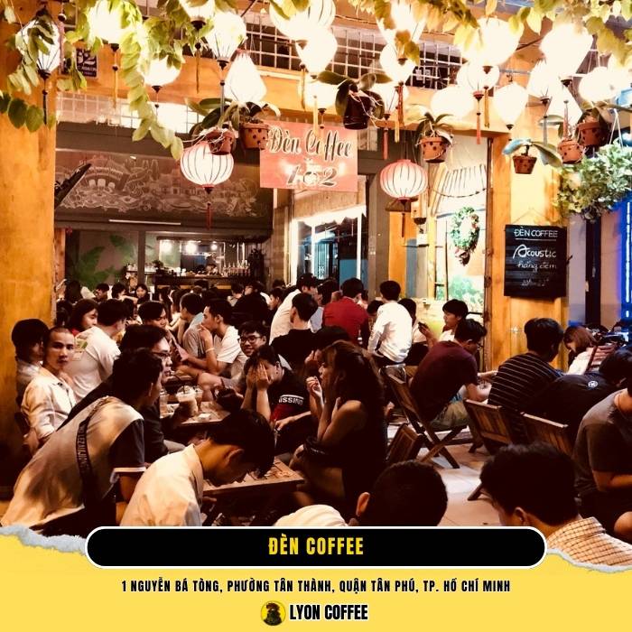 Đèn Coffee - Top quán cafe acoustic hay nổi tiếng ở Sài Gòn