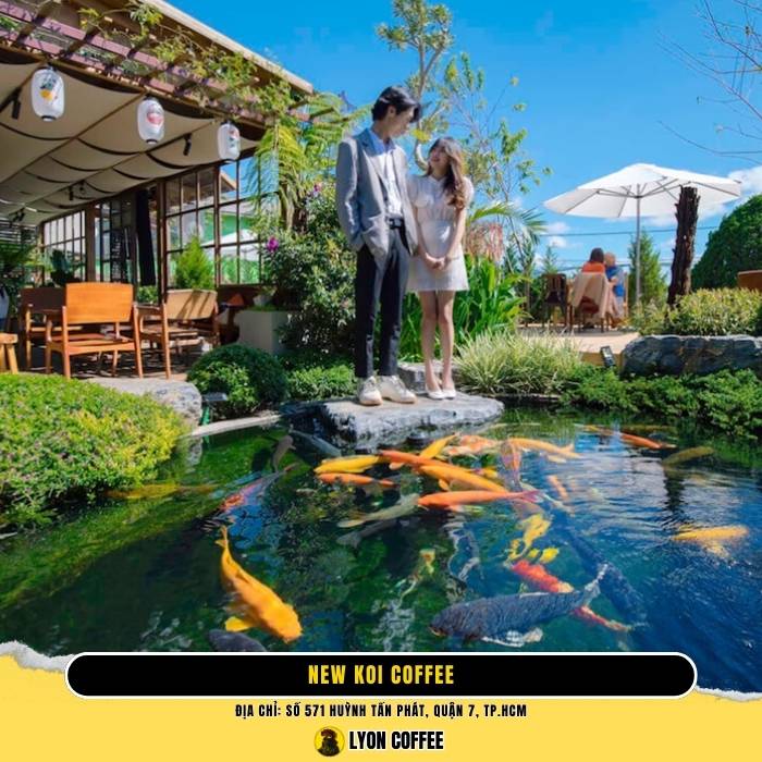 Top những quán cafe cá koi ở quận 7 Sài Gòn