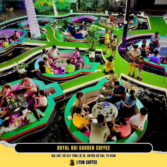 Top những quán cafe cá koi ở Củ Chi TPHCM