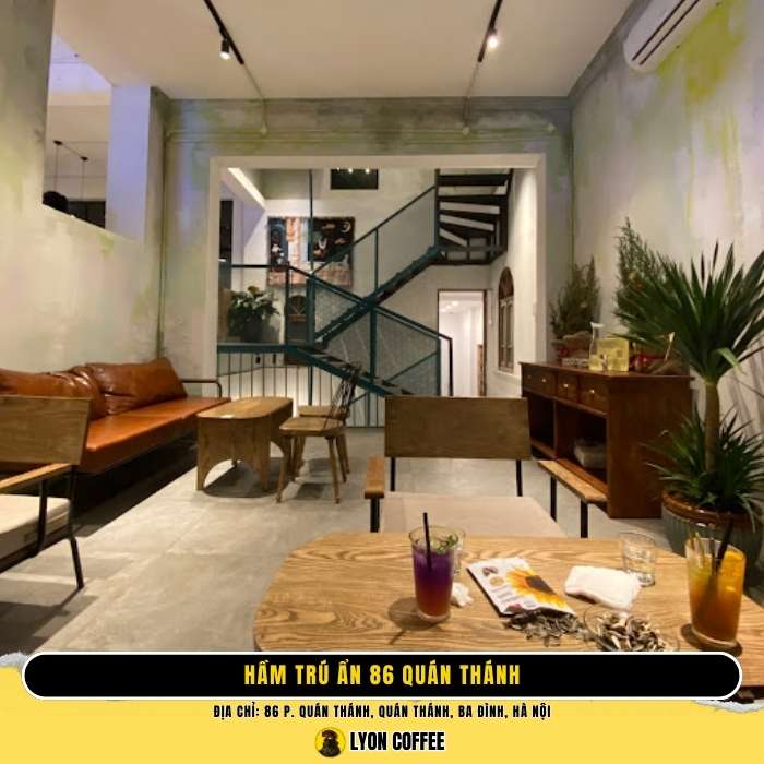 Hầm trú ẩn - Cafe hầm ở Hà Nội