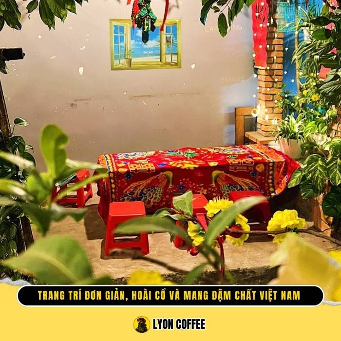 Không gian quán nhỏ nhắn nhưng cực kỳ độc đáo